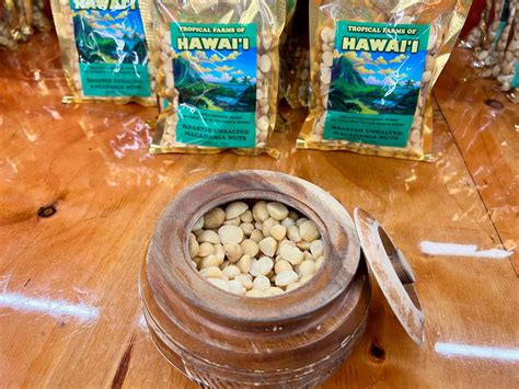 Tropical farms macadamia nuts - Ka’a’awa HI 96744. Phone. (808) 237-1960. Email. gonuts@macnutfarm.com. Plan Your Tour of Oahu. Macadamia Nut Farm visitor attempts to crack a nut by hand. The Island’s Freshest Macadamia Nuts. Tropical Farms is a small farm tucked away in the windward (east) coast of Oahu, between an ancient fish pond and the …